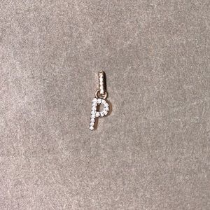 Swarovski letter P charms